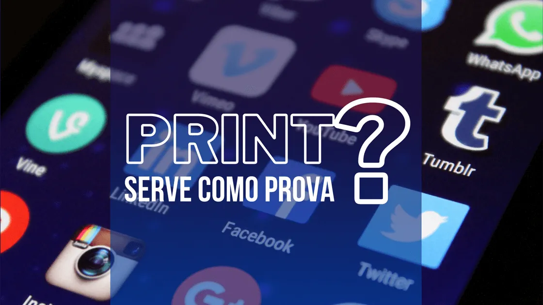 Print serve como prova?