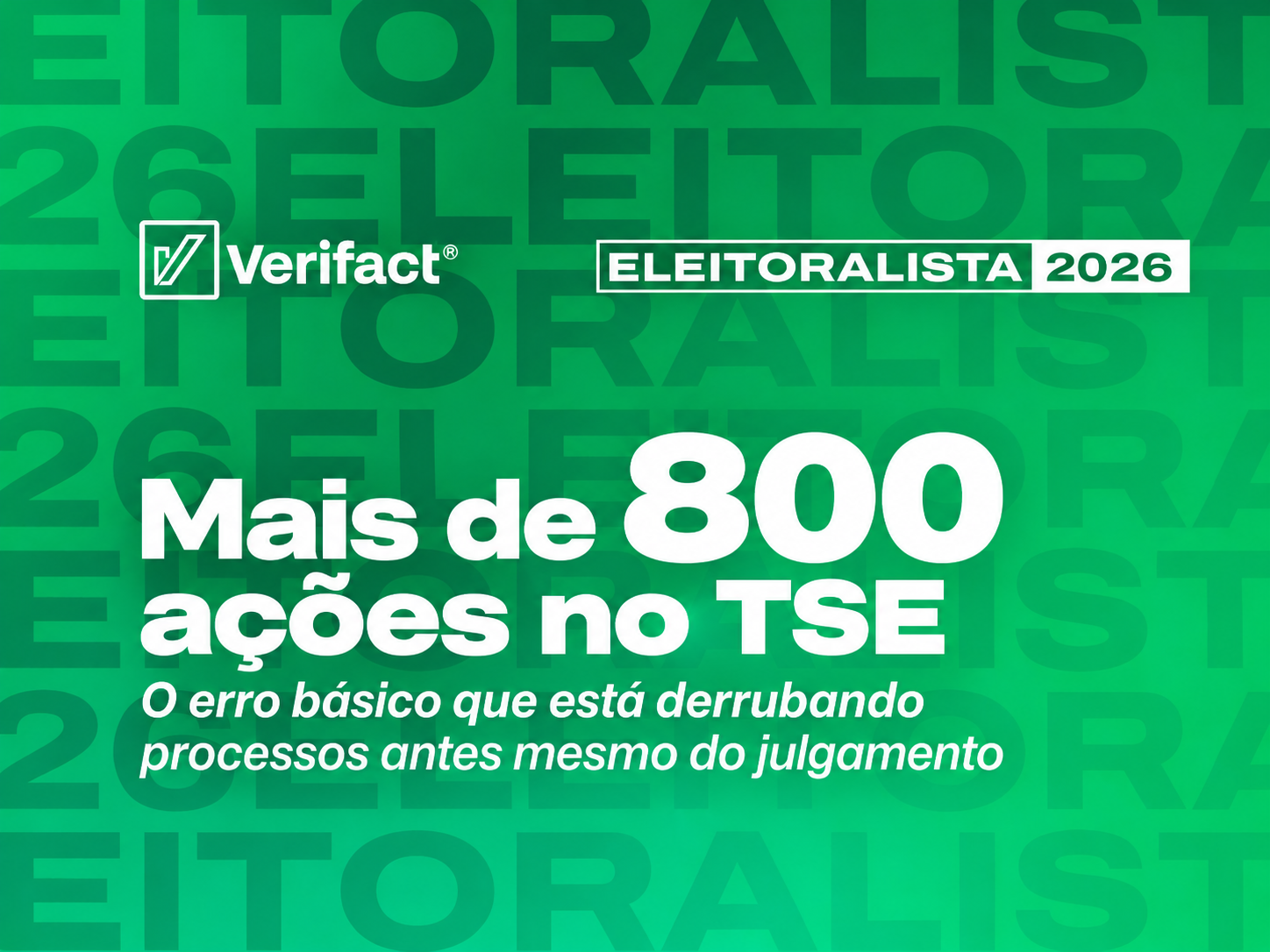 O que derruba (ou salva) uma ação eleitoral antes do julgamento